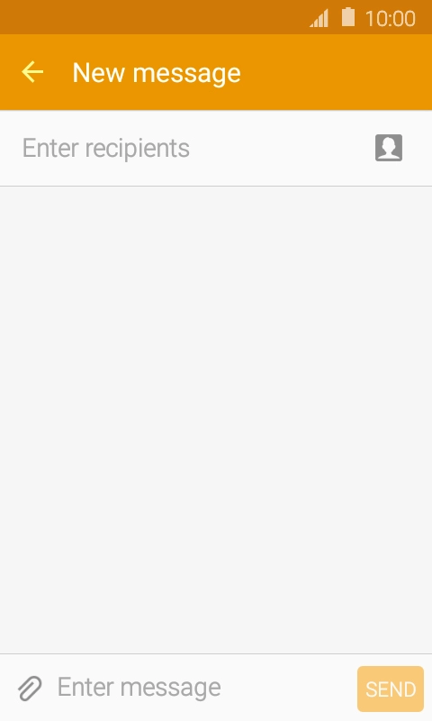 Press Enter recipients and key in the first letters of the recipient's name.