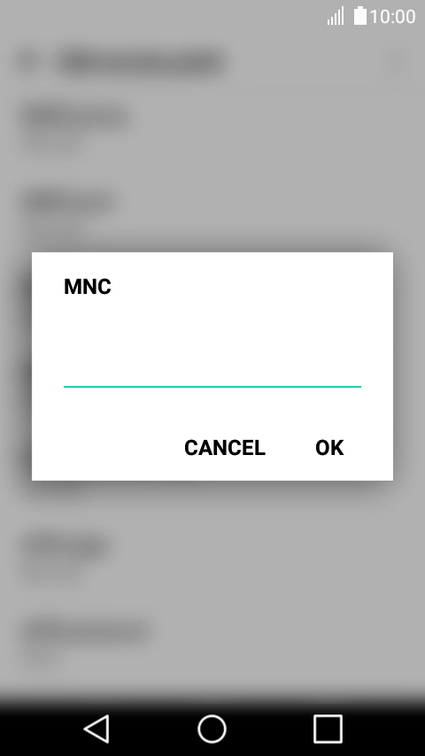 Key in 01 and press OK.