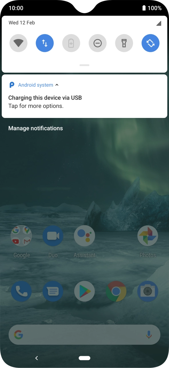 Press Tap for more options..
