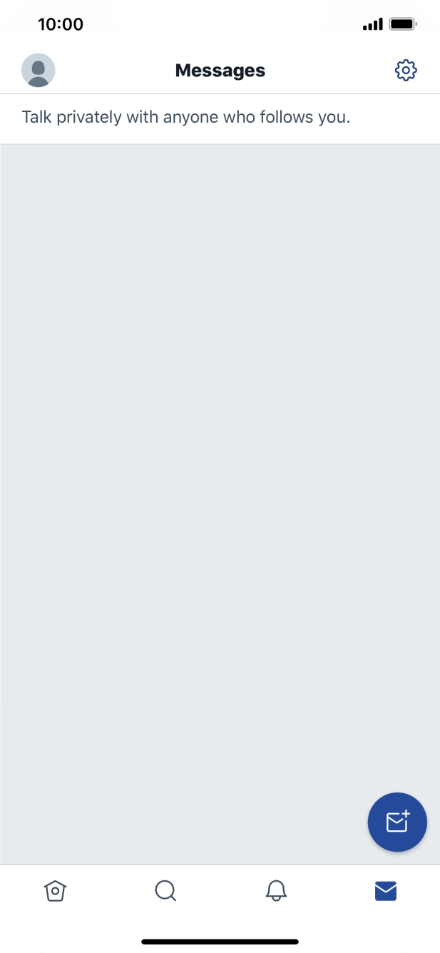 Press the new message icon.