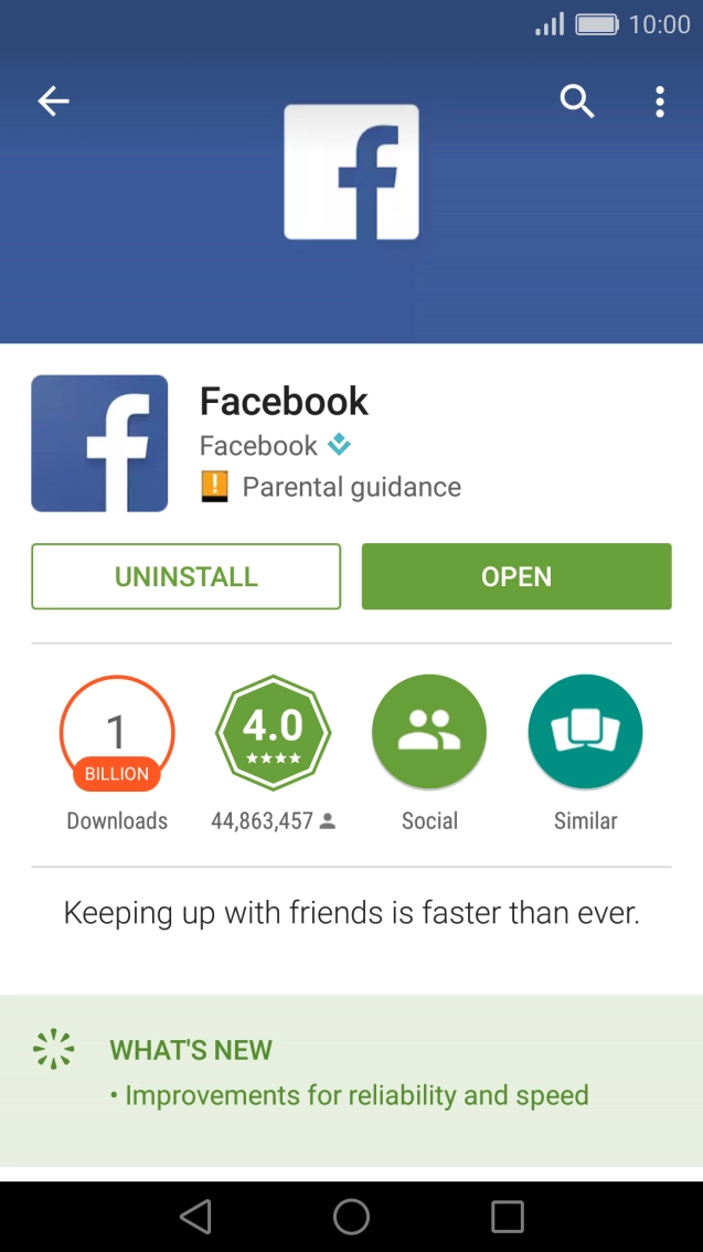 Press the Home key to return to the home screen. Press the Home key to return to the home screen.