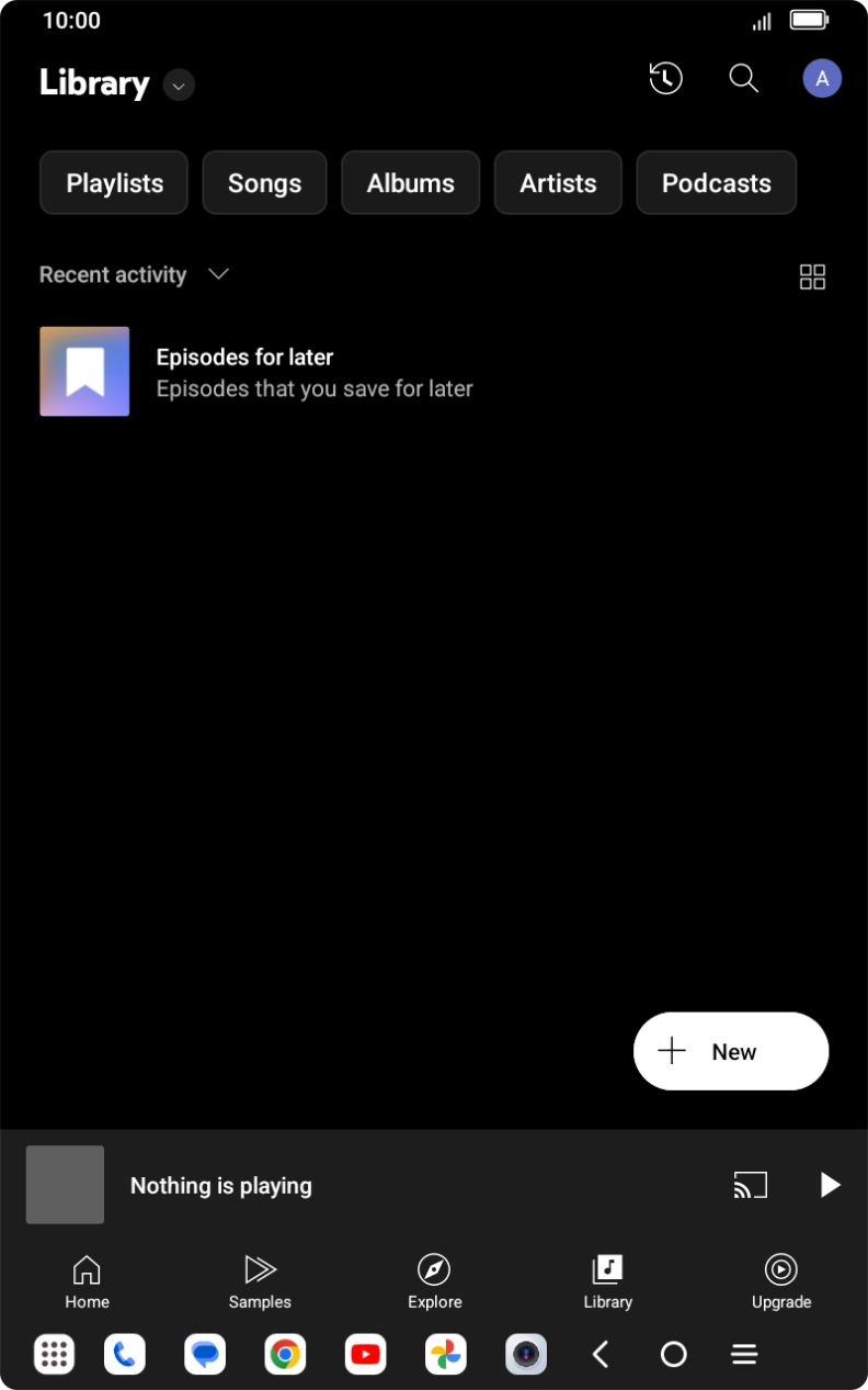 Press the drop down list.