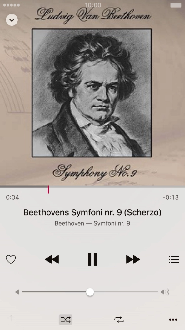 Press arrow right to go to the next audio file.