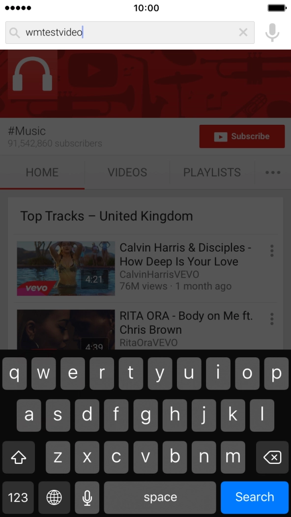 Key in the required search word and press Search. Key in the required search word and press Search.