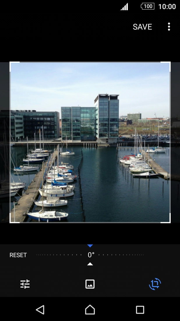Drag the frame to the required position to select the required detail and press SAVE.