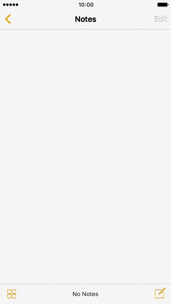 Press the new note icon and write the text for your note.