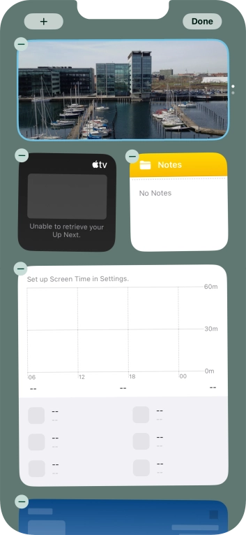 Press the add icon.