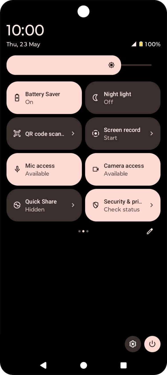 Press the Home key to return to the home screen.