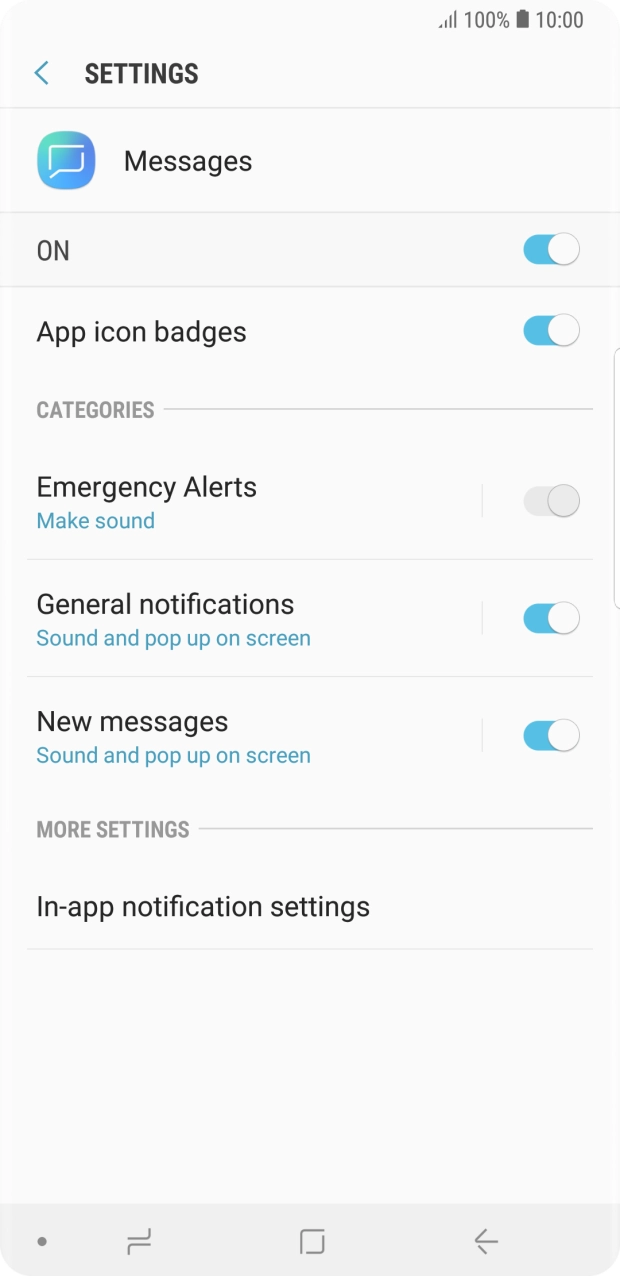 Press the indicator below 