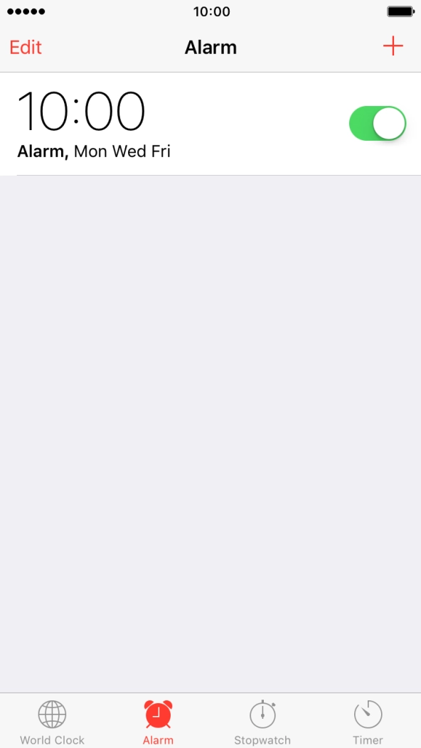 Press the Home key to return to the home screen.