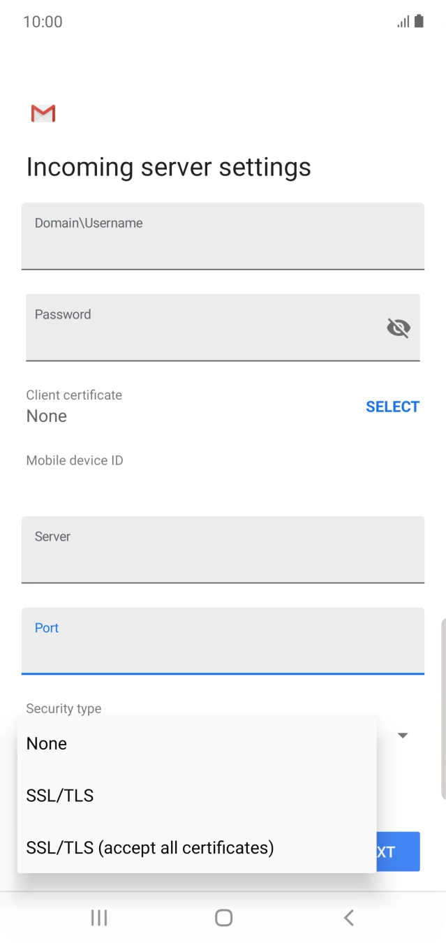 Press the required setting to turn the function on or off.