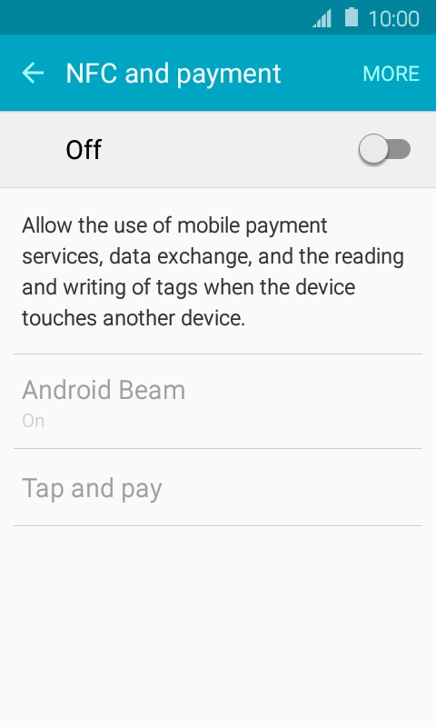 Press the indicator to turn the function on or off.