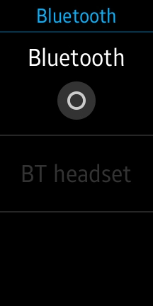 Press Bluetooth to turn on the function.