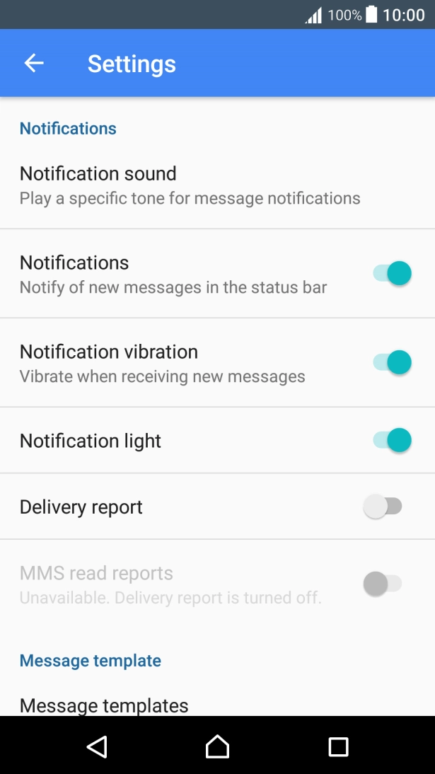 Press Notification sound.