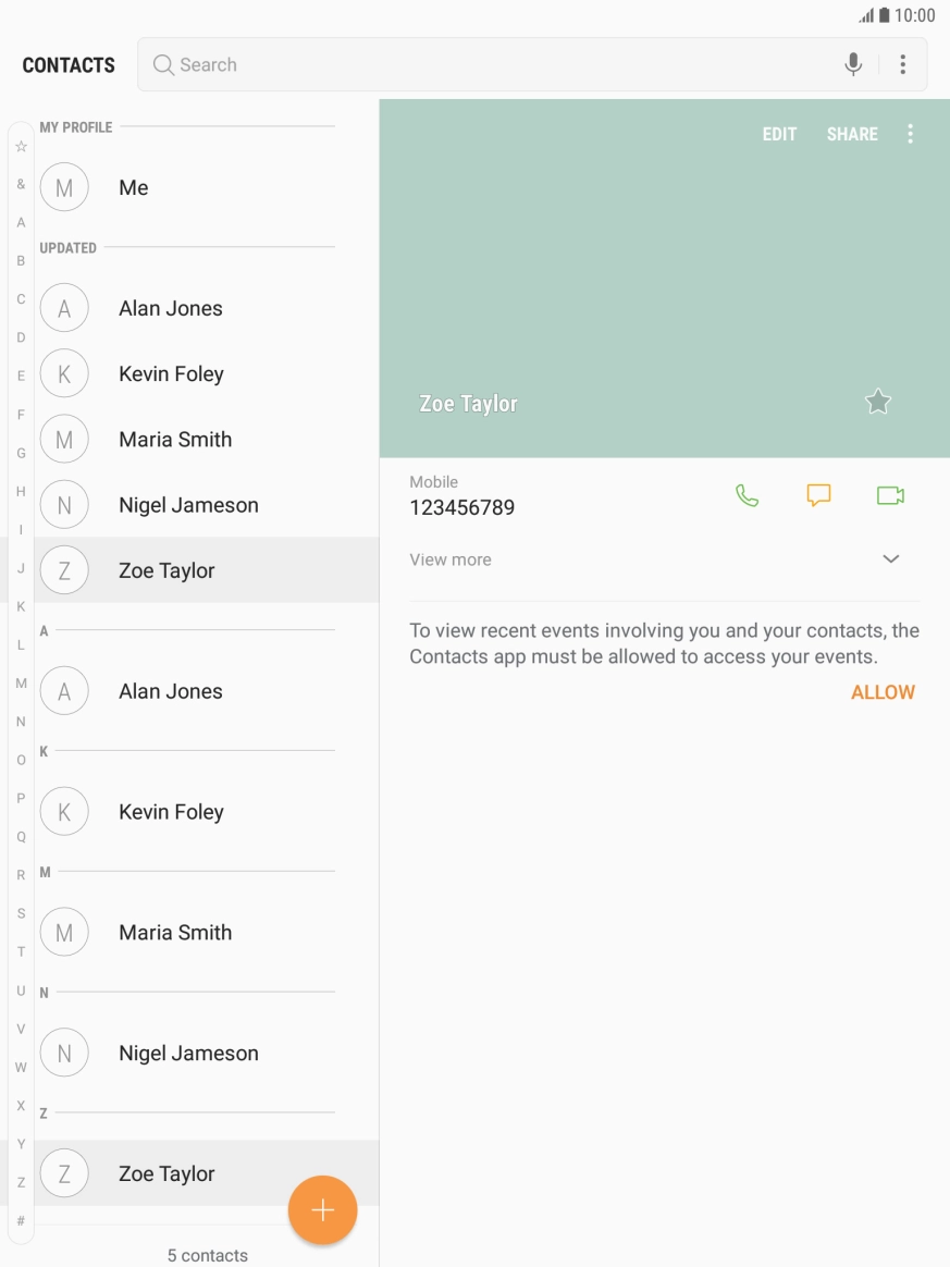 Press the Home key to return to the home screen.