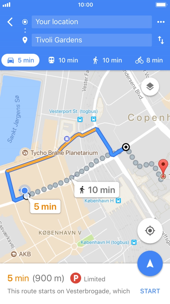 Press the required mode of transportation. Press the required mode of transportation.