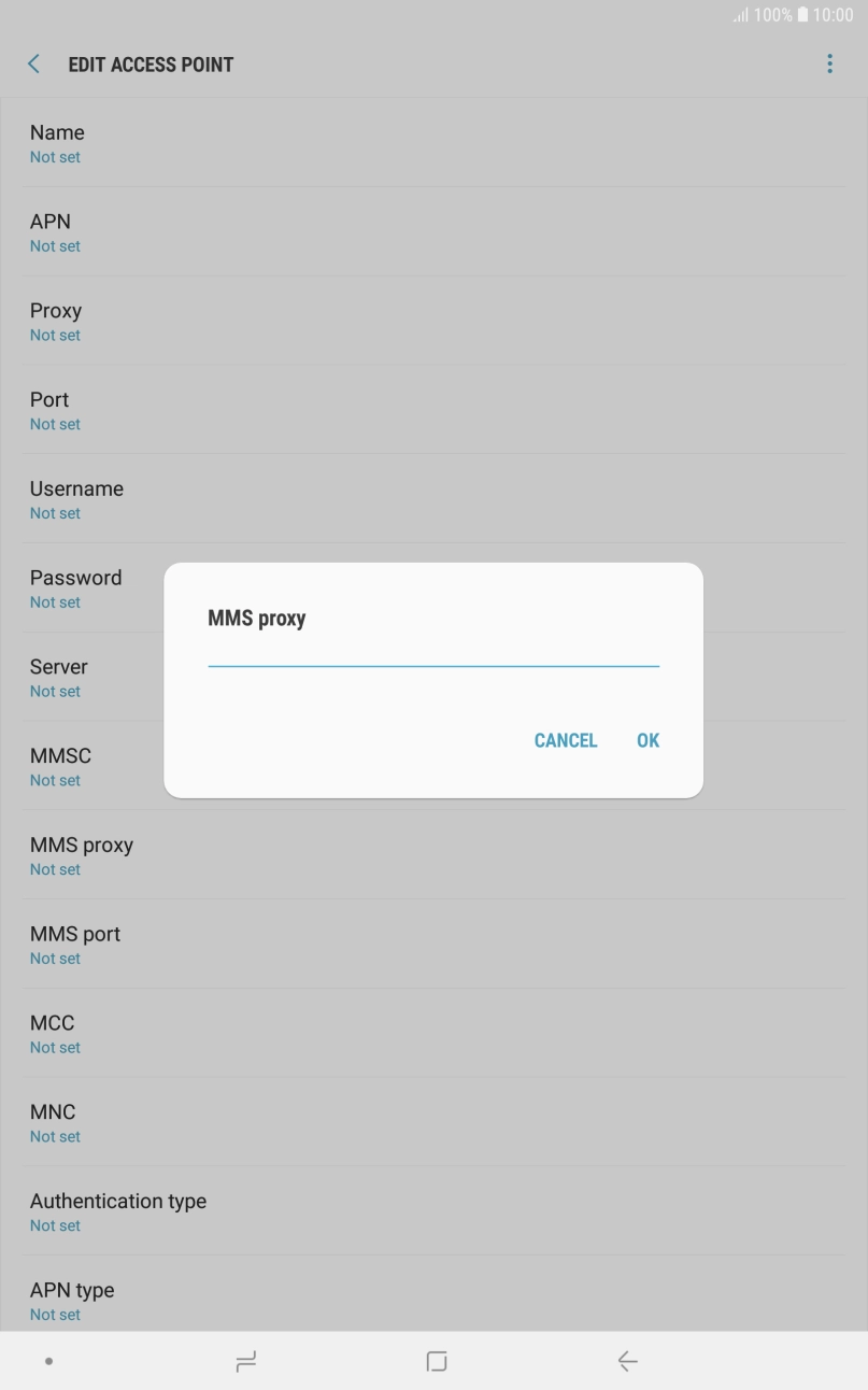 Key in 10.1.1.180 and press OK.