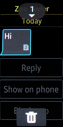 Press the delete icon.