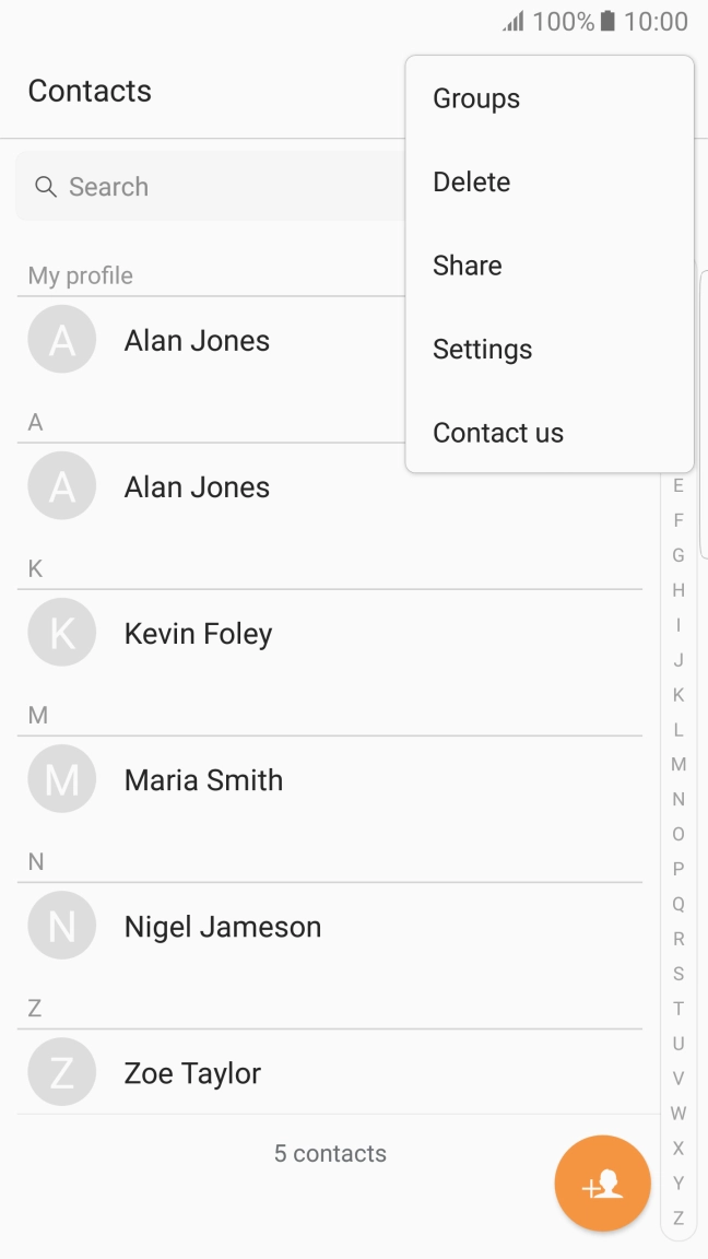 Press Settings. Press Settings.