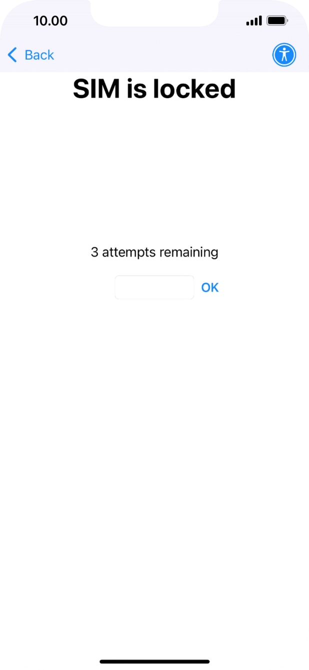 If your SIM is locked, key in your PIN and press OK.