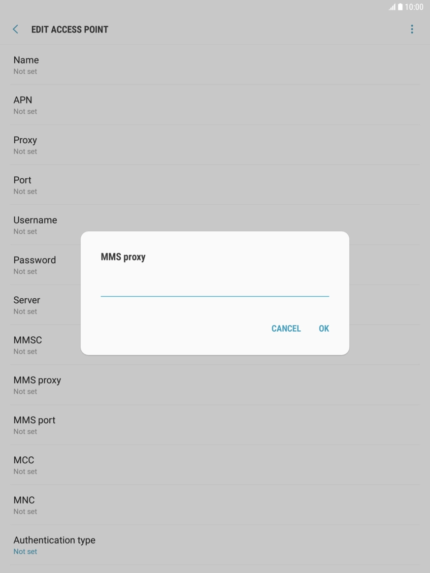 Key in 10.1.1.180 and press OK.