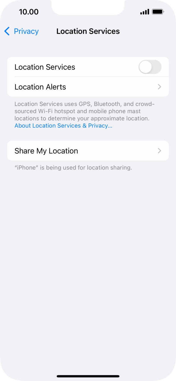 Press the indicator next to Press the indicator next to