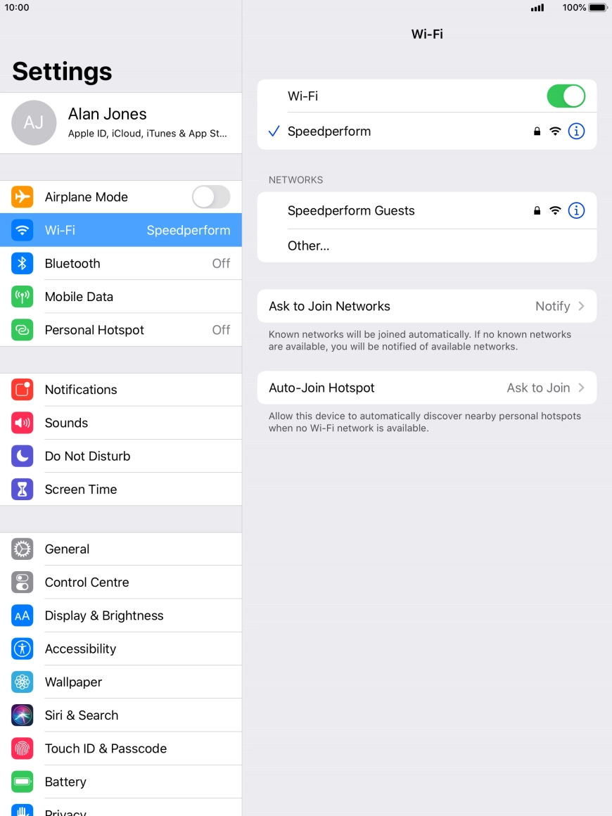 Press the Home key to return to the home screen.