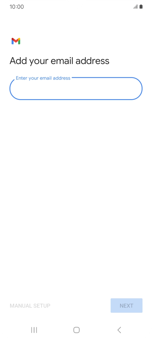 Press the field below 