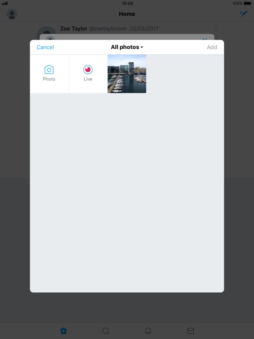 Press the required picture.