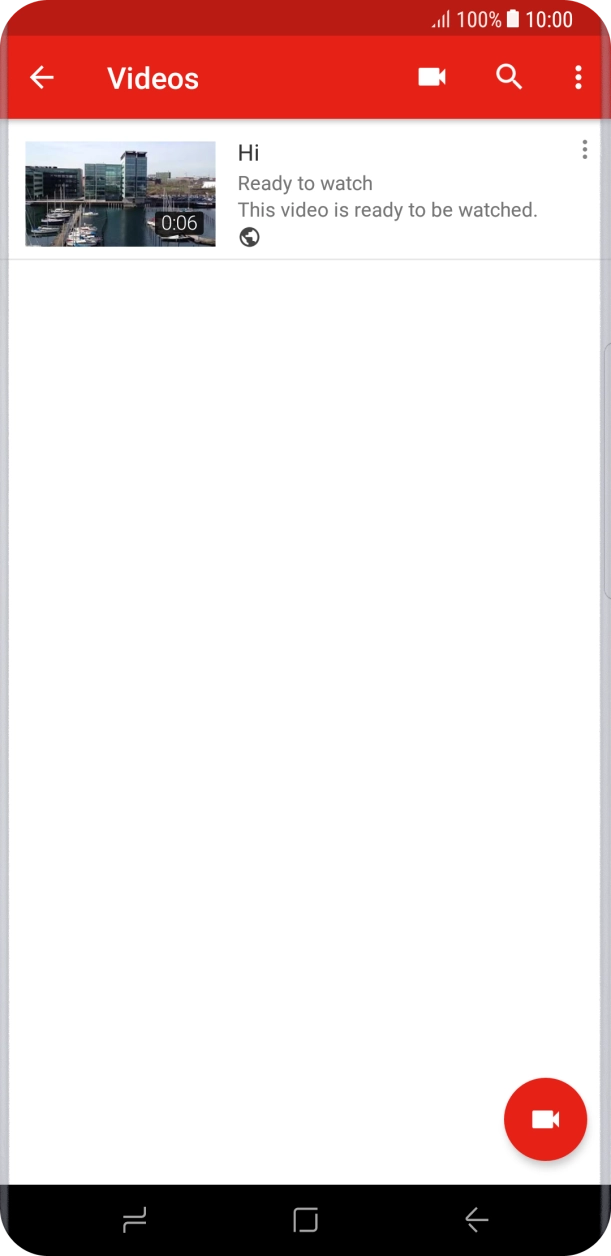Press the search icon.