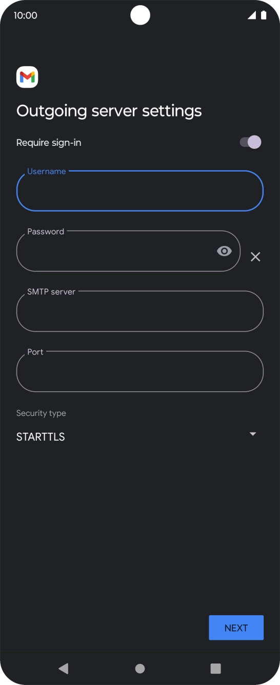 Press the field below Press the field below