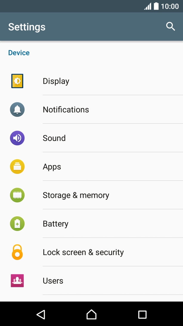 Press Lock screen & security.