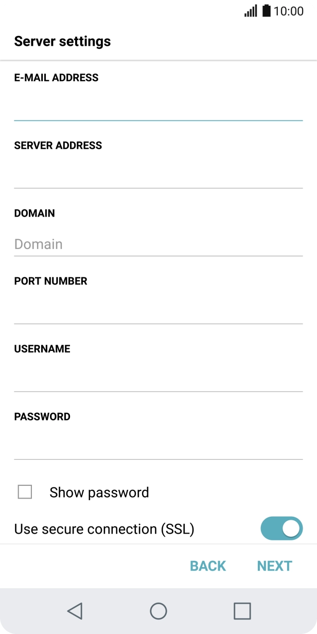 Press the field below Press the field below
