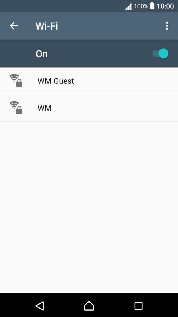 Press the Home key to return to the home screen.