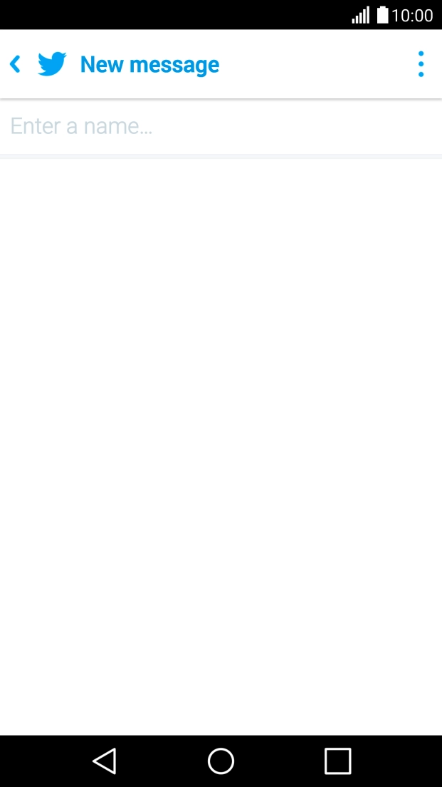 Press the search field.