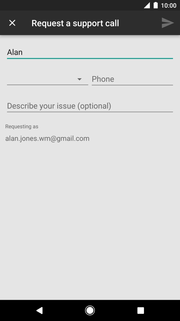 Follow the instructions on the screen to request a call. You will then get a call from the Google support team. Follow the verbal instructions to get support for your phone.