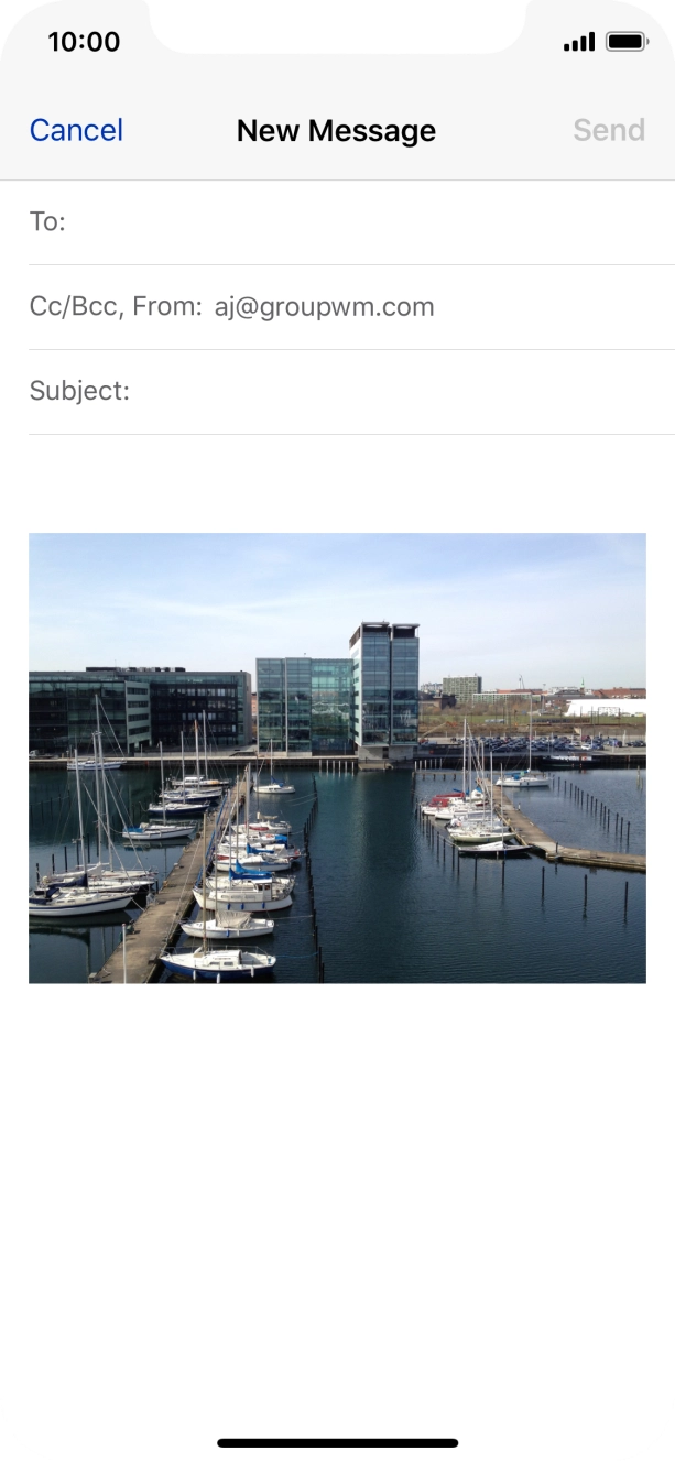 Press the field next to 