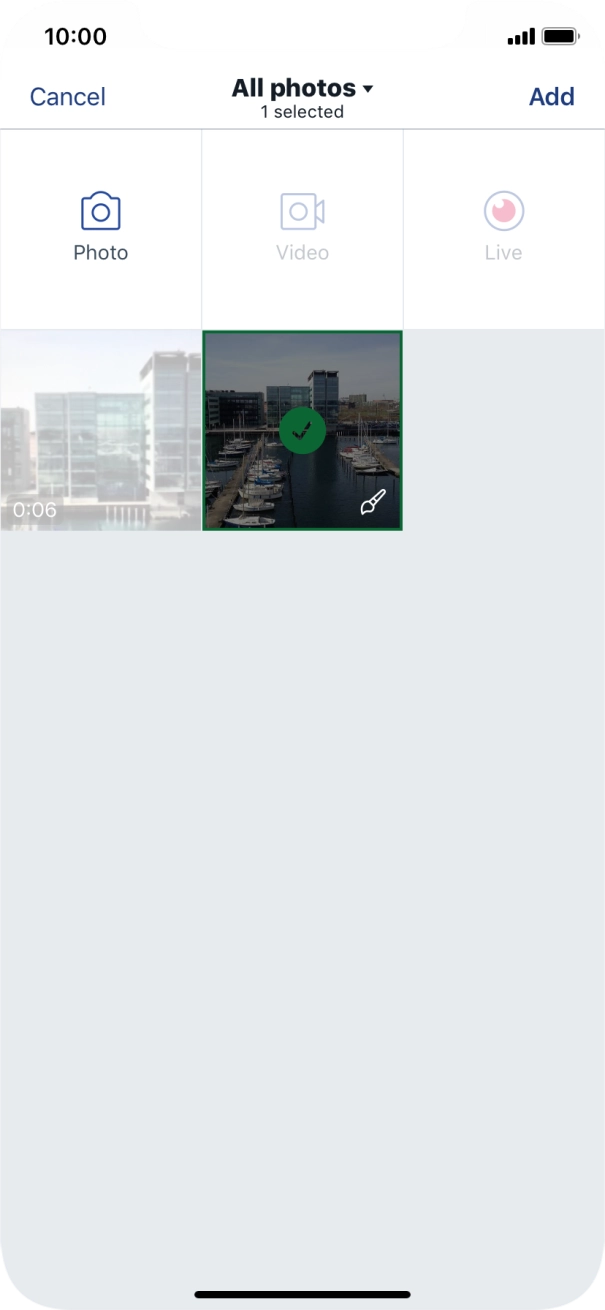 Press Add. Press Add.