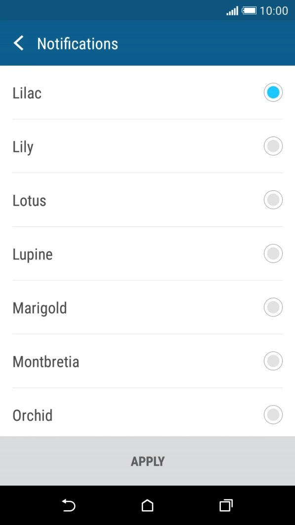 Press the required message tones to hear them.