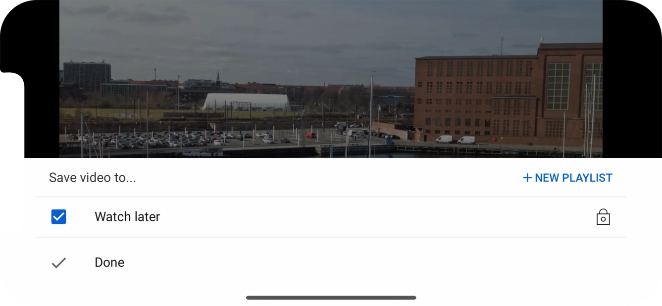Press the required playlist.