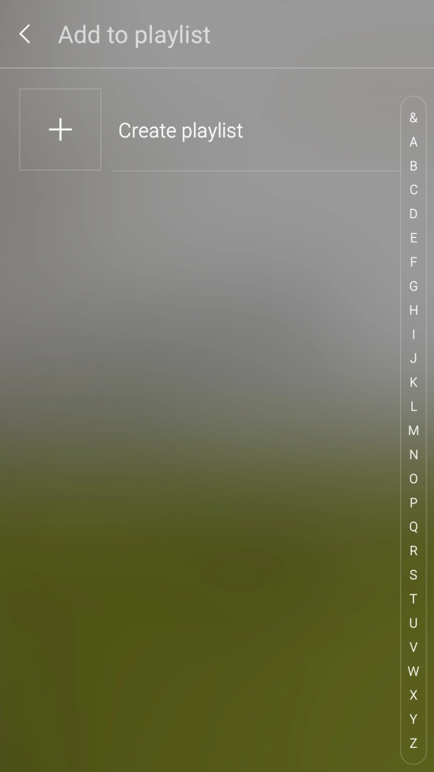 Press Create playlist.