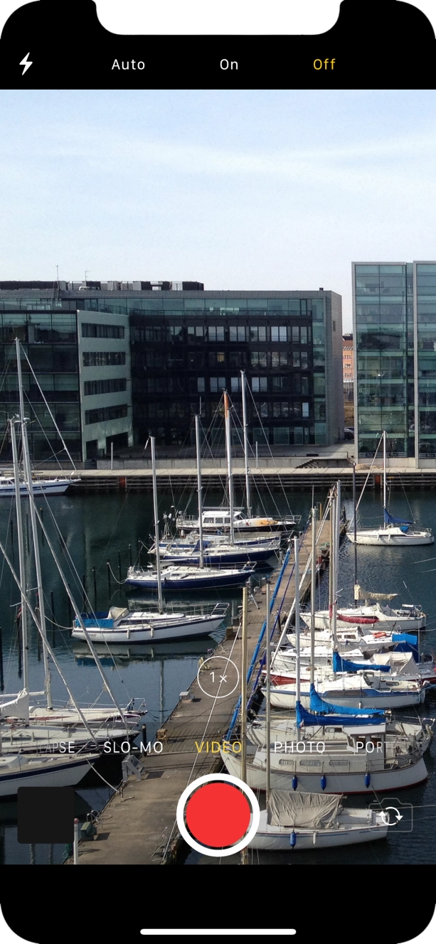 Press the required setting.