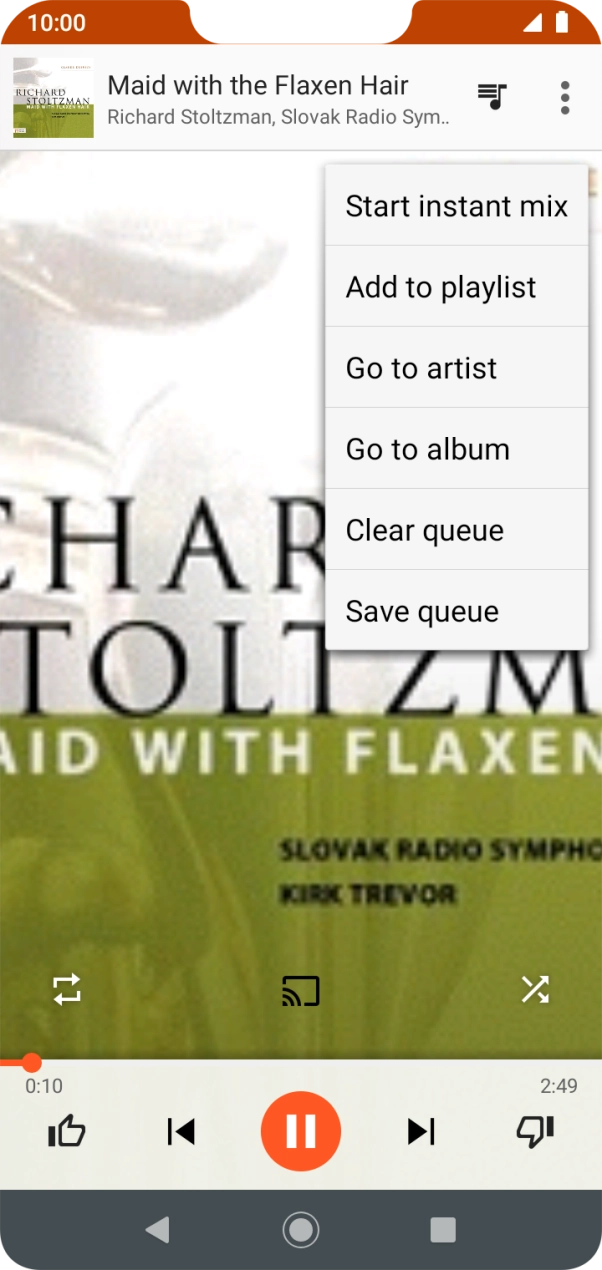 Press Add to playlist.