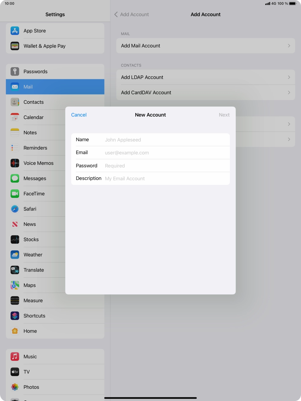 Press Name and key in the required sender name.