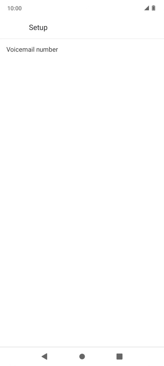 Press Voicemail number.