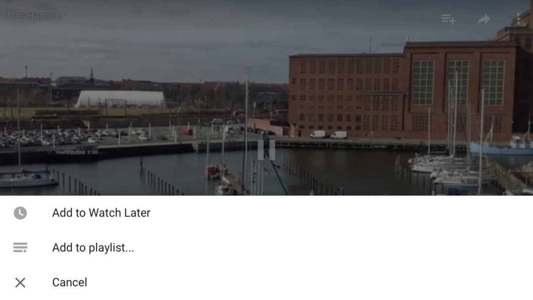 Press Add to playlist....