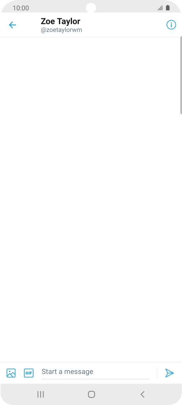 Press the text input field.