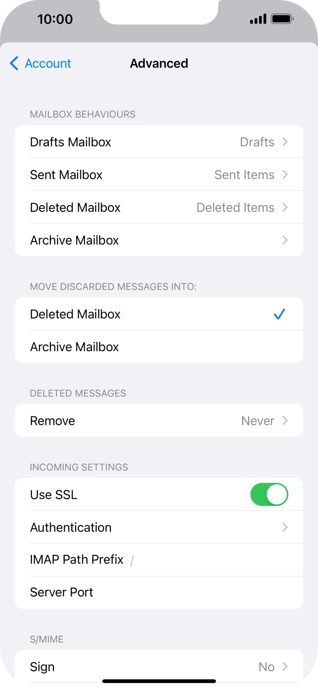 Press Authentication.