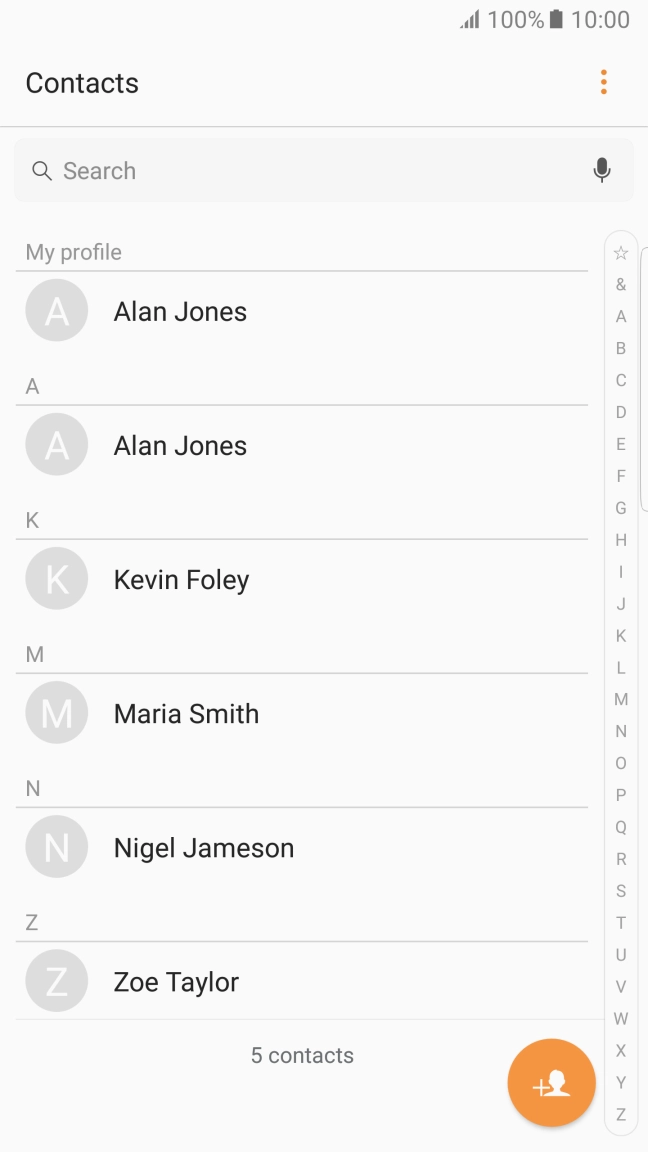 Press the menu icon. Press the menu icon.