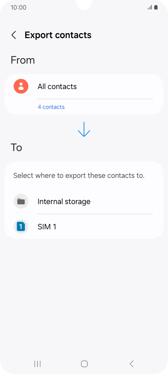 Press the name of your SIM.